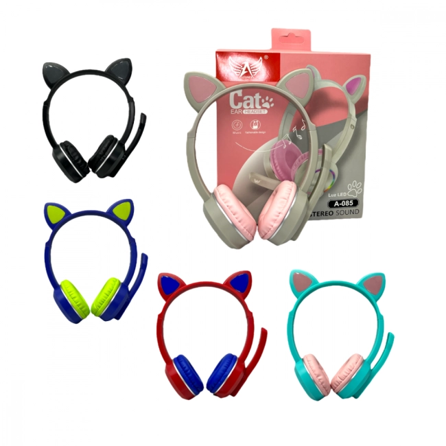 Headset Gato com LED STEREO Altomex A-085